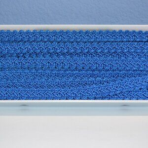 Wright's 3/4 Inch Gimp Braided Trim, Royal Blue, 15.5 Yards - New